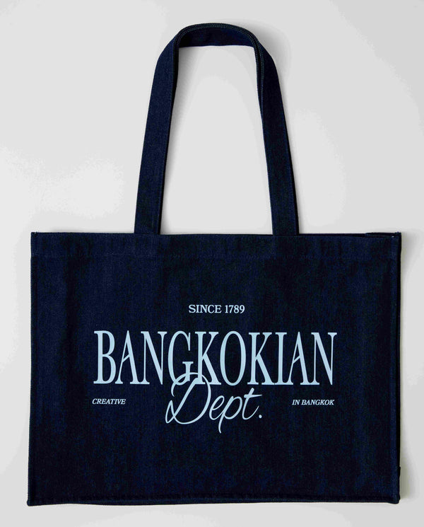 BANGKOKIAN DENIM BAG - DARK BLUE