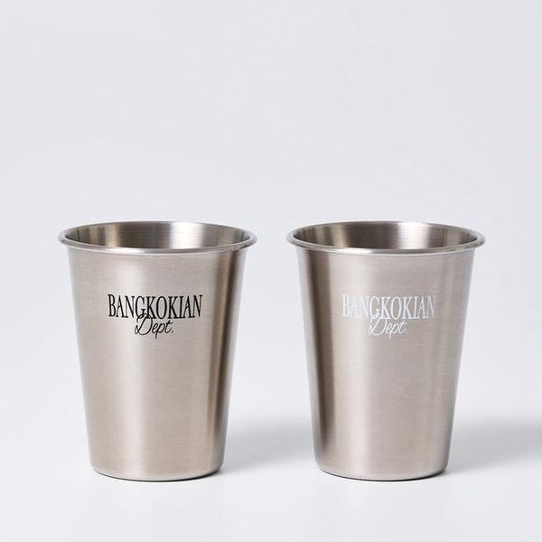 BANGKOKIAN DEPT STAINLESS CUP - WHITE FONT
