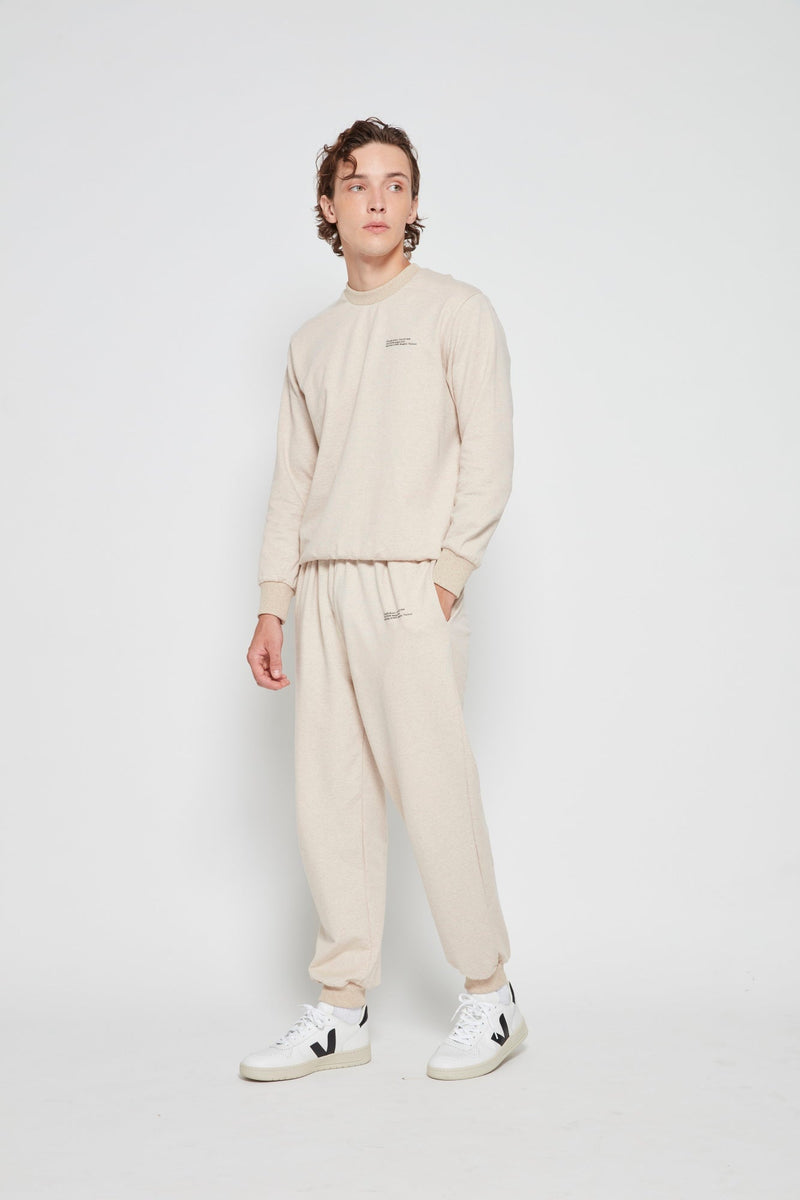 BANGKOKIAN LONG SWEATPANTS - CREAM