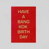BANGKOKIAN NEW CARD - BKK BIRTHDAY RED 
