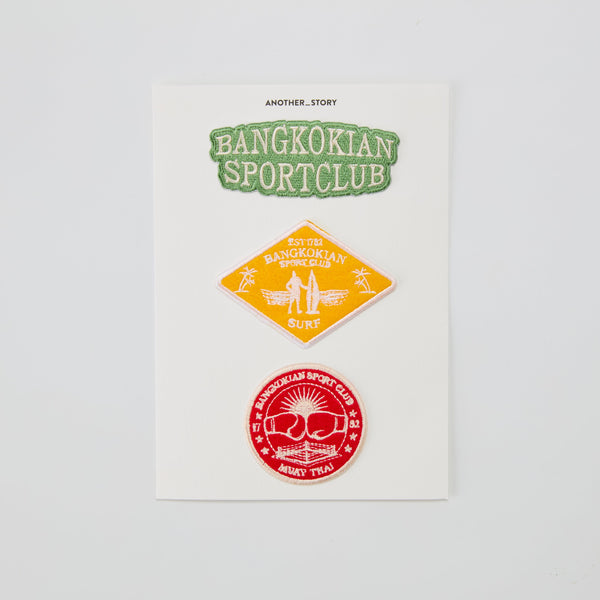 BANGKOKIAN SPORT CLUB PATCH SET - SURF/BOX