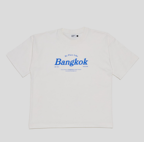 BANGKOKIAN TEE NO PLACE LIKE BKK - WH/BLUE FONT