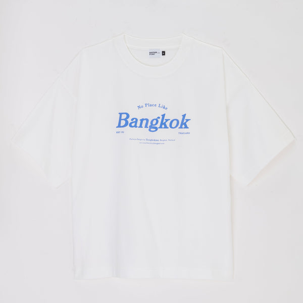 BANGKOKIAN TEE NO PLACE LIKE BKK - WH/BLUE FONT