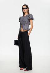 BARDOT TOP - VINTAGE INDIGO