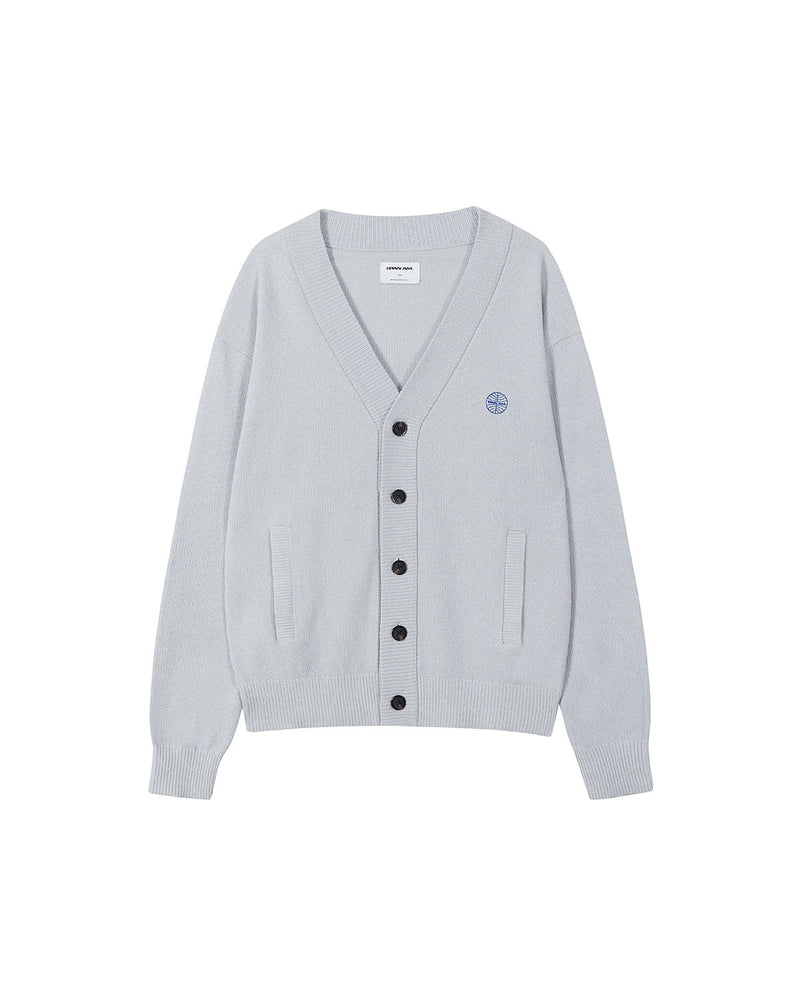 BASIC CARDIGAN_MELANGE GREY