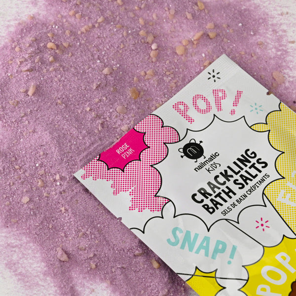 BATH CRACKLING SALTS - PINK COLOR