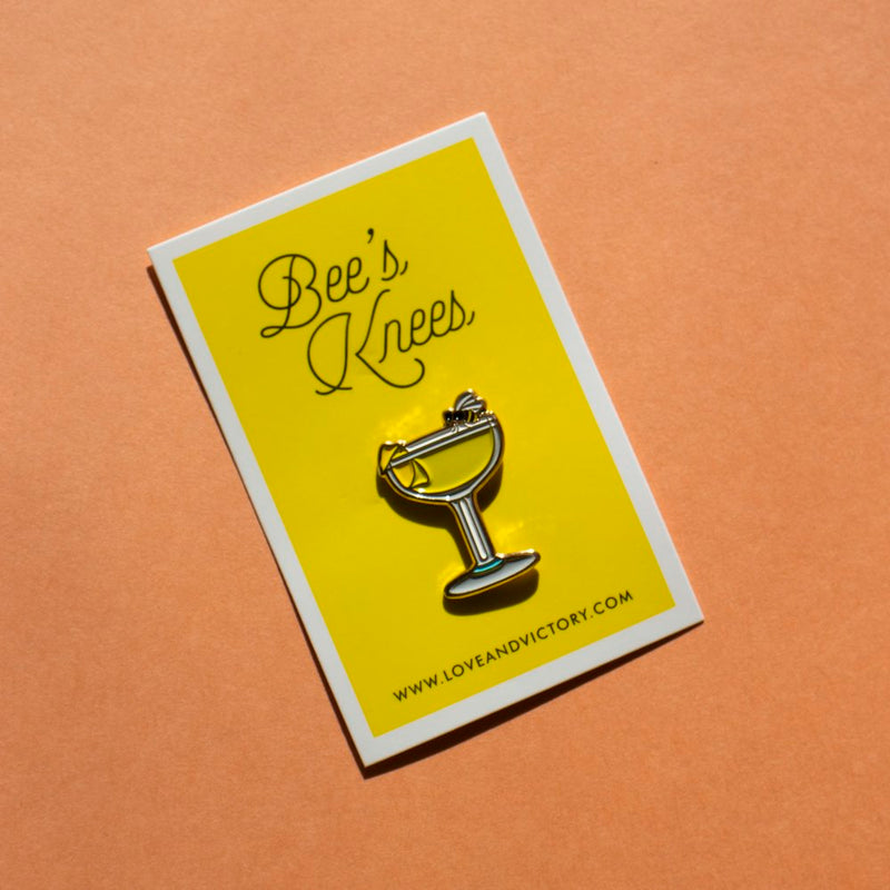 BEE'S KNEES COCKTAIL PIN