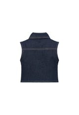 BELLA CROP - INDIGO