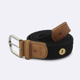 BELT NYLON SOLID - BLACK