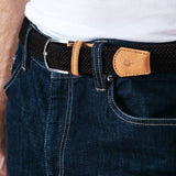 BELT NYLON SOLID - BLACK