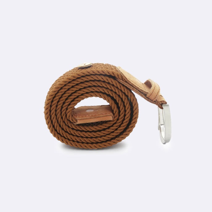 BELT NYLON SOLID - CARAMEL