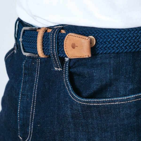 BELT NYLON SOLID - NAVY