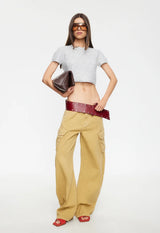BELVEDERE KNIT TOP - DOVE