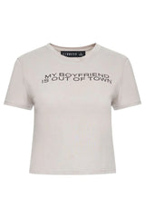 BF BABY TEE - ASH