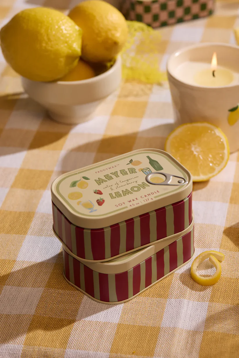 PADDYWAX Meyer Lemon Bistro Tin Candle