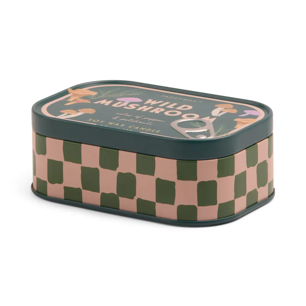 PADDYWAX Wild Mushroom Bistro Tin Candle 