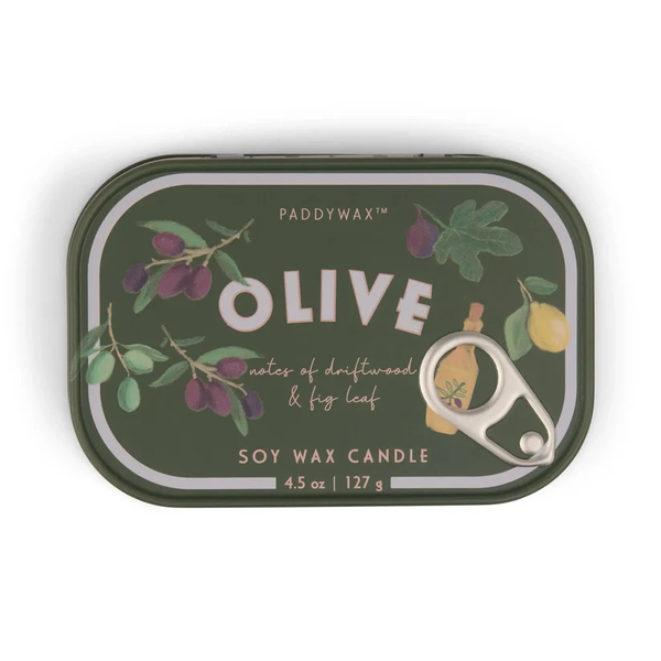 PADDYWAX Fig Olive Bistro Tin Candle