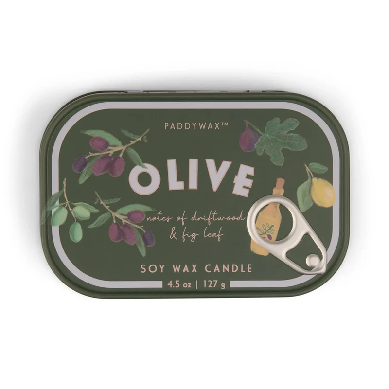PADDYWAX Fig Olive Bistro Tin Candle