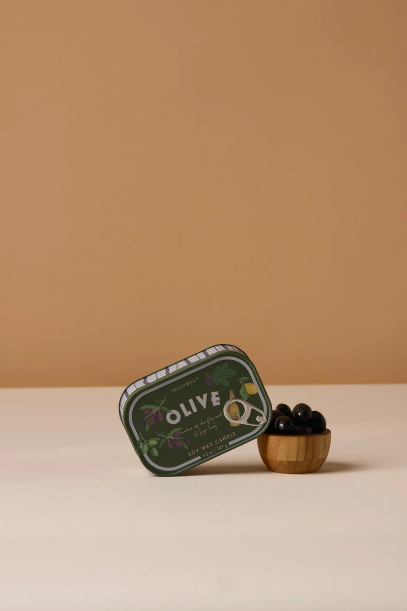 PADDYWAX Fig Olive Bistro Tin Candle