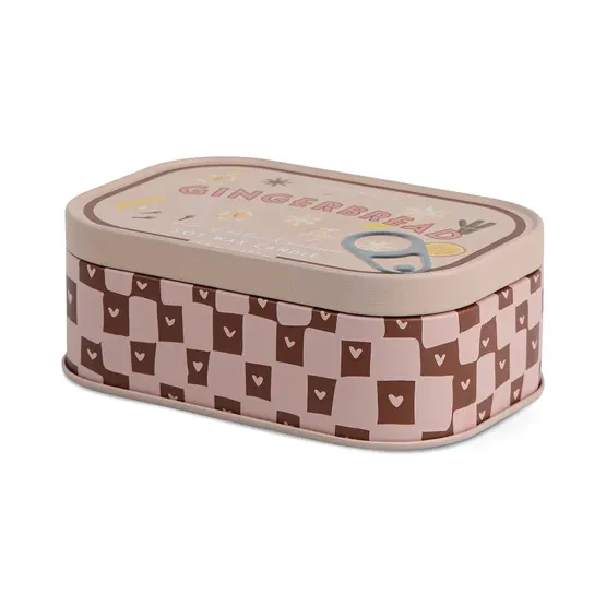 PADDYWAX Gingerbread Bistro Tin Candle