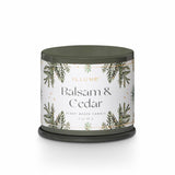 BLOOMINGVILLE Balsam and Cedar Demi Vanity Tin Candle 85g