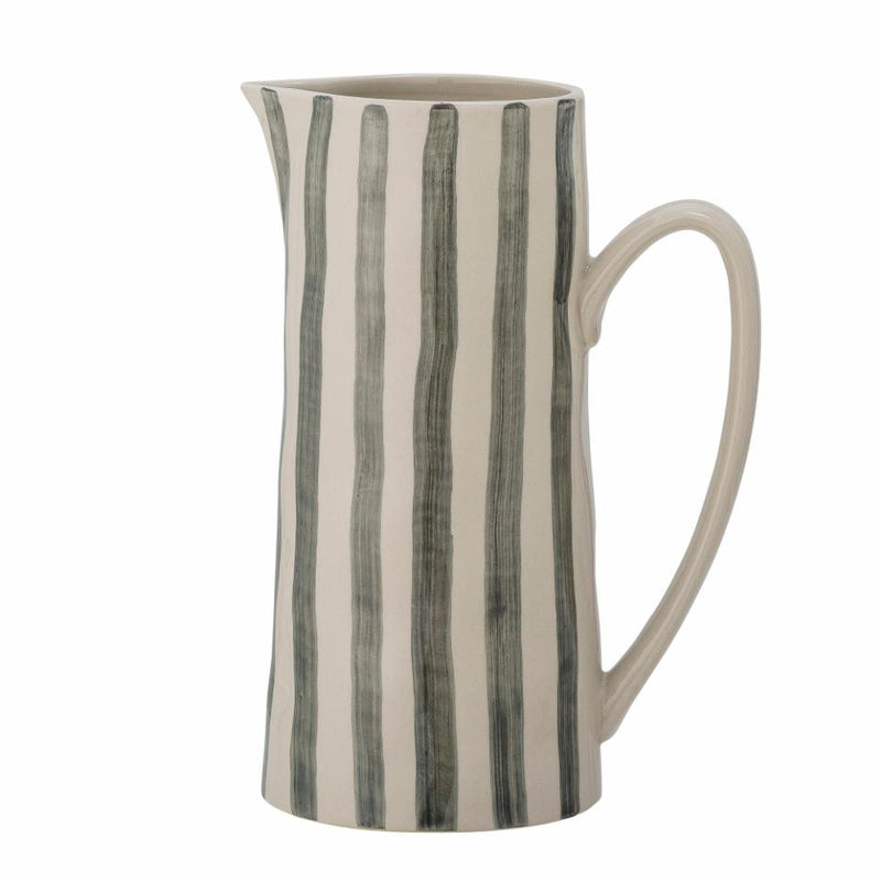 Begonia Jug Green Stoneware