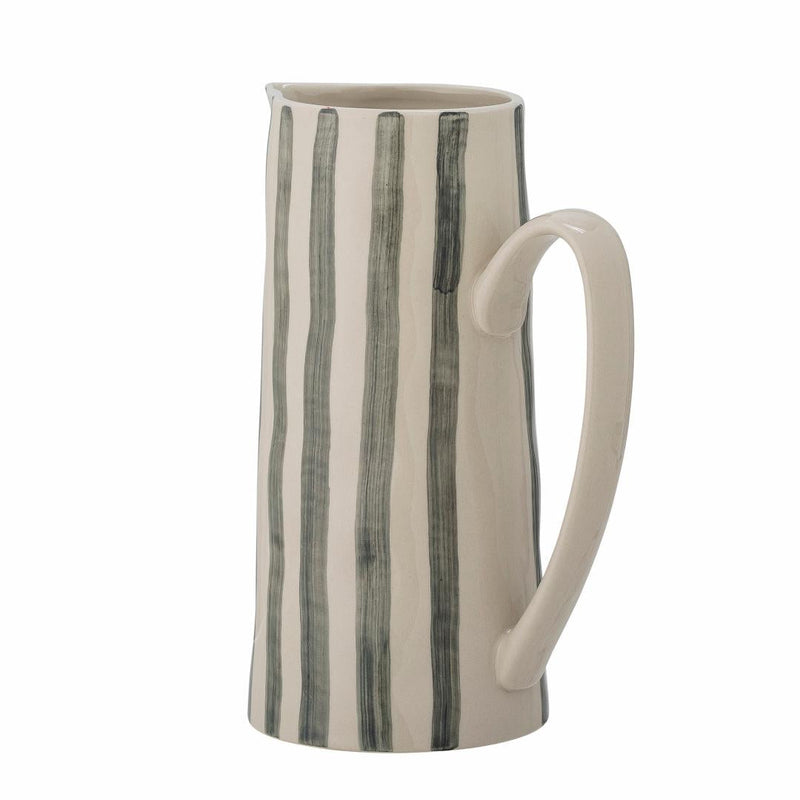 Begonia Jug Green Stoneware