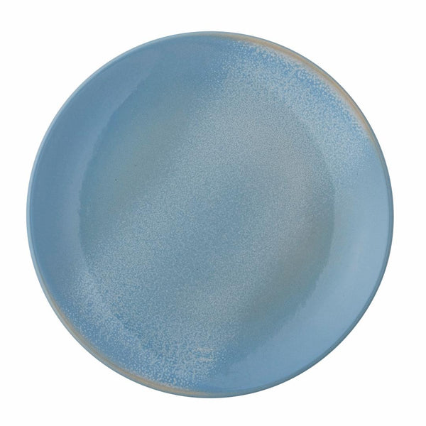 Safie Plate Blue Stoneware