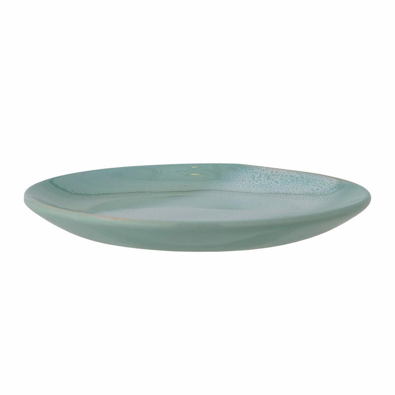 Safie Plate Green Stoneware
