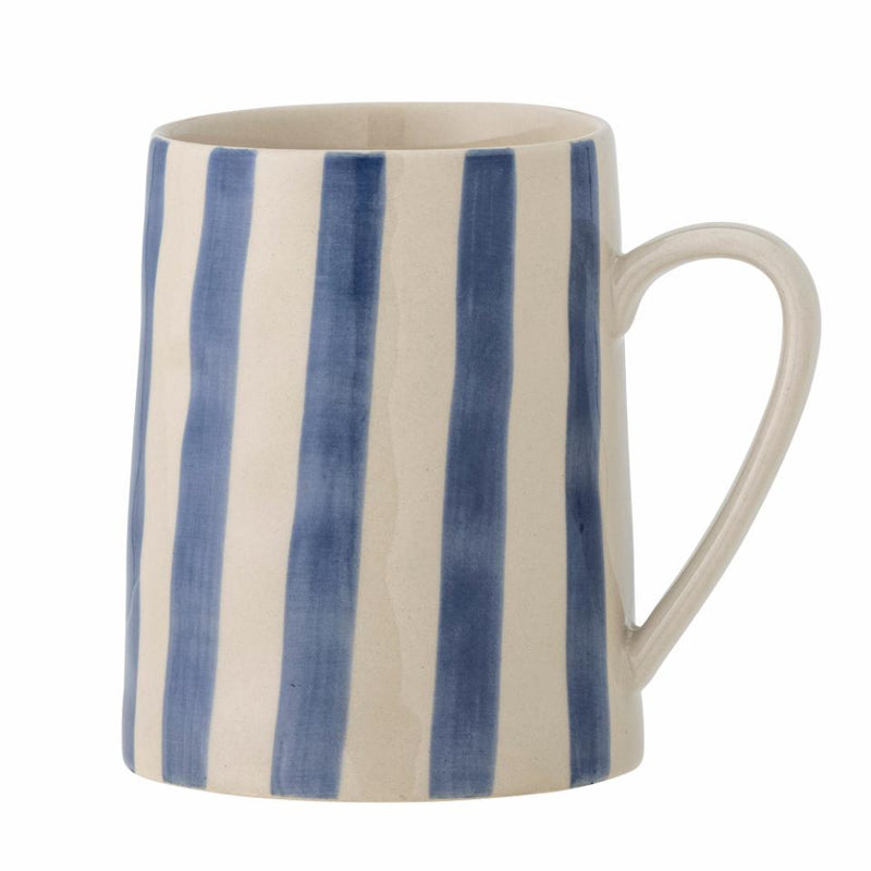 Begonia Mug Blue Stoneware