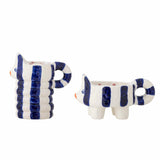 BLOOMINGVILLE Caty Candle Holder Blue Set