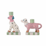 BLOOMINGVILLE Doglie Candle Holder Rose Set