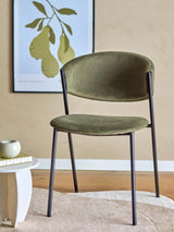 Marlo Dining Chair Green Recycled Polyester