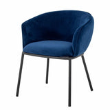 Cortone Dining Chair Blue Recycled Polyester