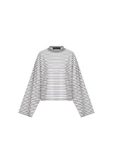 BLOOM LONG SLEEVE - ASH STRIPE