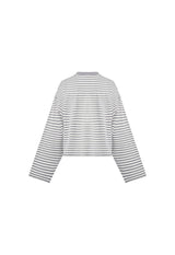 BLOOM LONG SLEEVE - ASH STRIPE