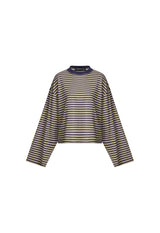 BLOOM LONG SLEEVE - BEIGE STRIPE