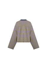 BLOOM LONG SLEEVE - BEIGE STRIPE