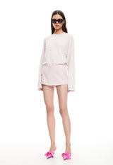 BLOOM LONG SLEEVE - BLUSH STRIPE