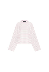 BLOOM LONG SLEEVE - BLUSH STRIPE