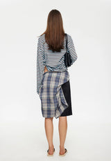 BLOOM LONG SLEEVE - CHOCOLATE SEA STRIPE