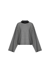 BLOOM LONG SLEEVE - ONYX STRIPE