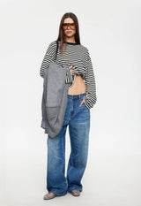 BLOOM LONG SLEEVE - ONYX STRIPE