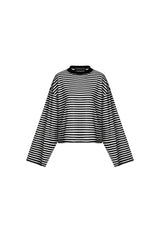 BLOOM LONG SLEEVE - ONYX STRIPE