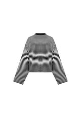 BLOOM LONG SLEEVE - ONYX STRIPE