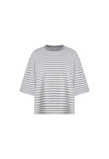 BLOOM SHORT SLEEVE - ASH STRIPE