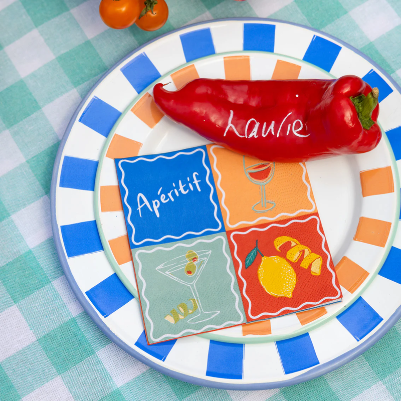 TALKING TABLES Aperitif Recycled Paper Cocktail Napkins Pack