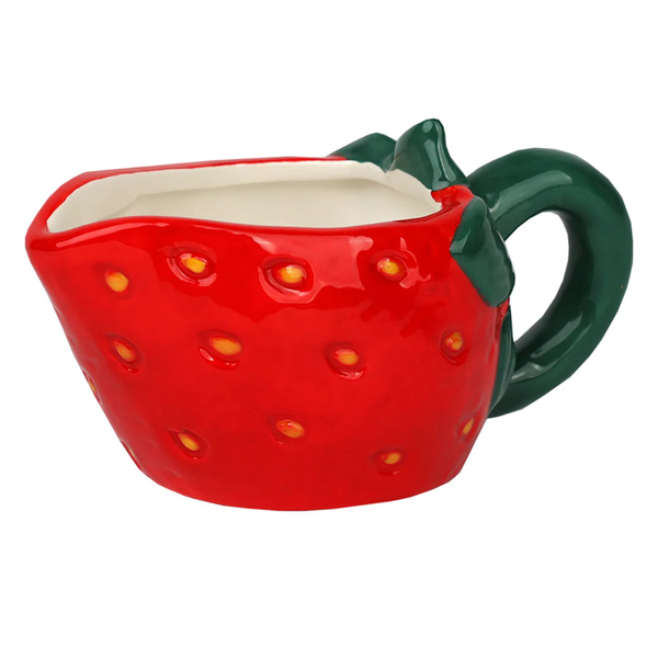 TALKING TABLES Strawberry Ceramic Jug 