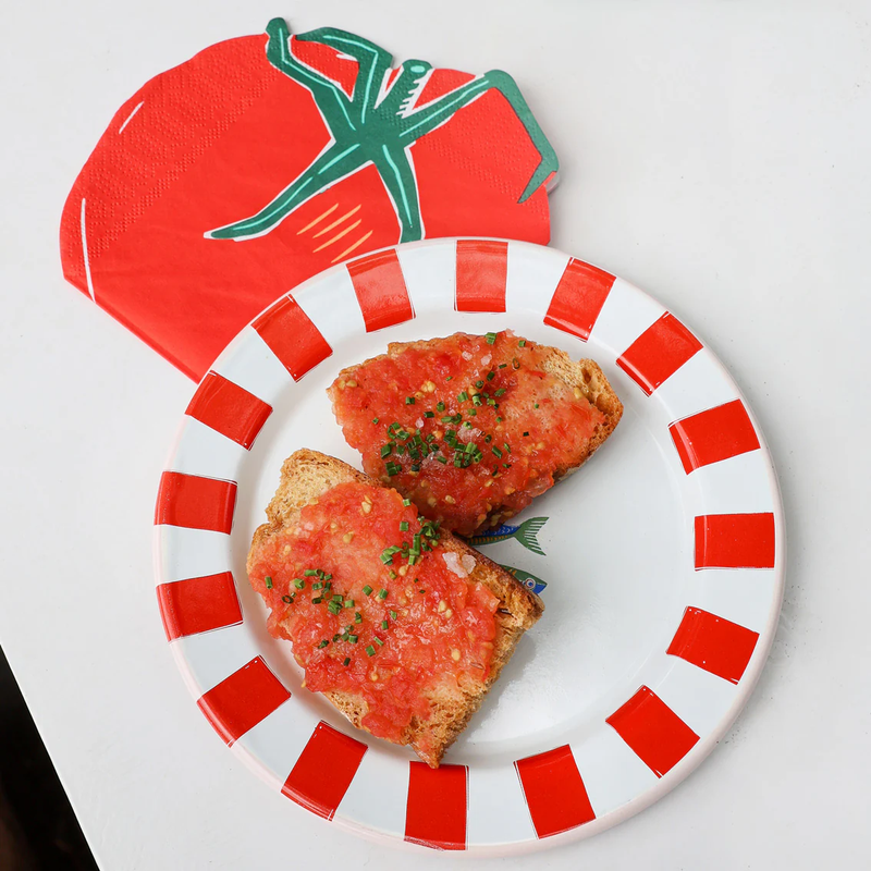 TALKING TABLES Tomato Shaped Napkins Pack