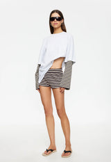 BOTTEGA SHIRT - BEIGE STRIPE